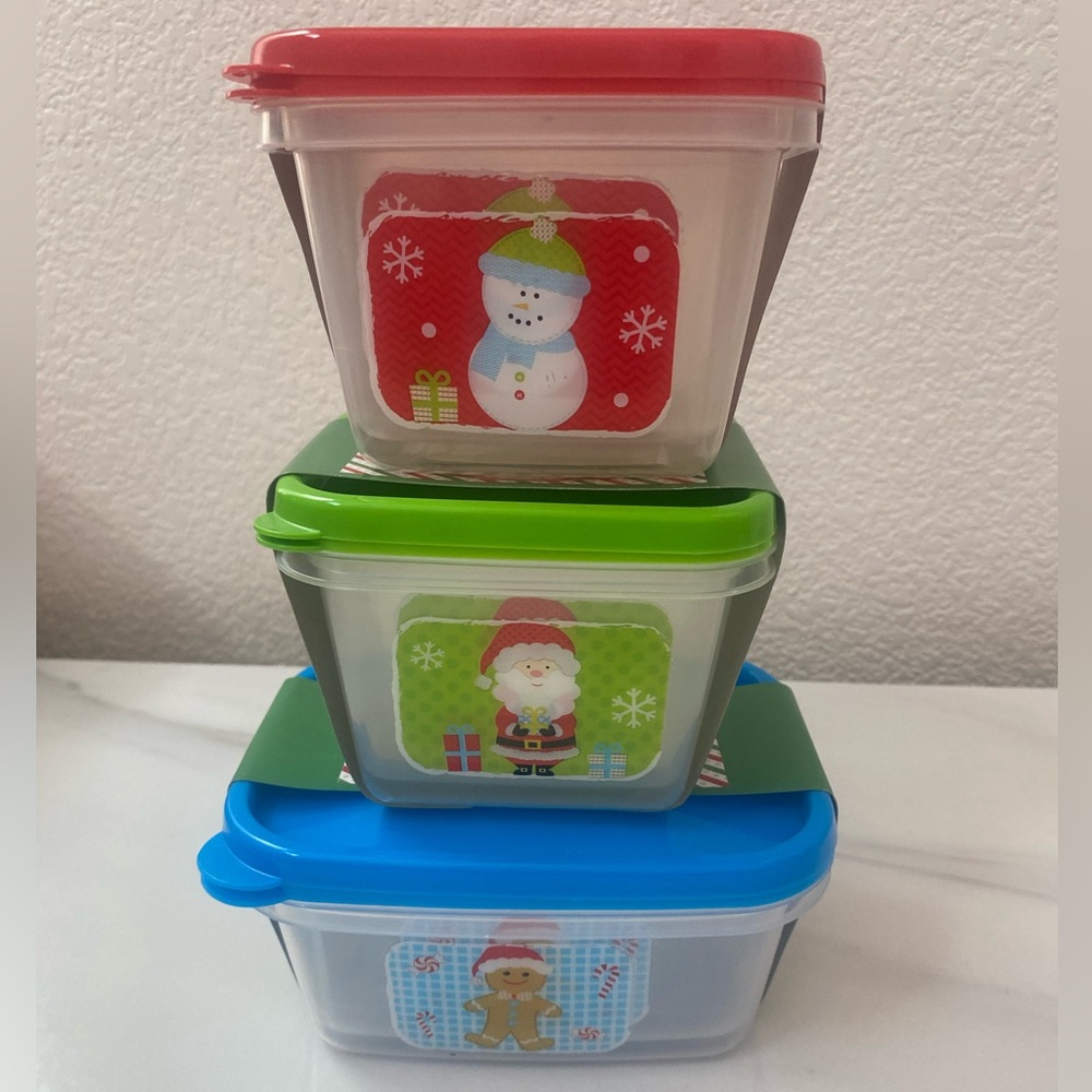 Holiday Food Storage Containers 6 Piece Set